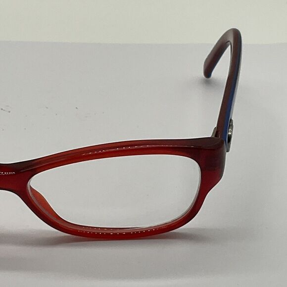 Gucci Square Optical Frames Eyeglasses Red Blue Women GG 3569 L53 135 Read - Picture 3 of 9